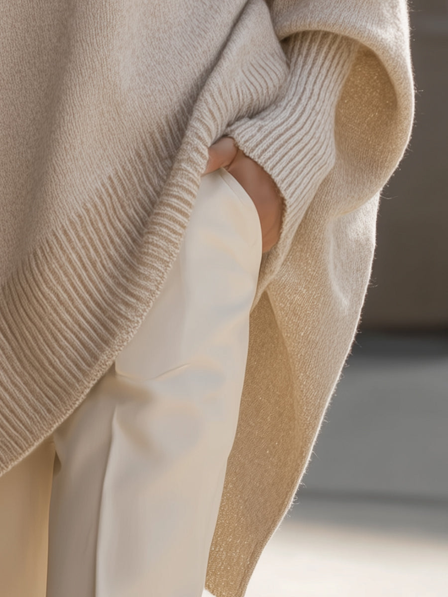 Sabine | Pull Élégant Maille Asymétrique
