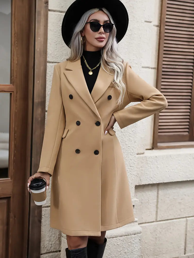 Anne | Manteau Élégant Long Classique