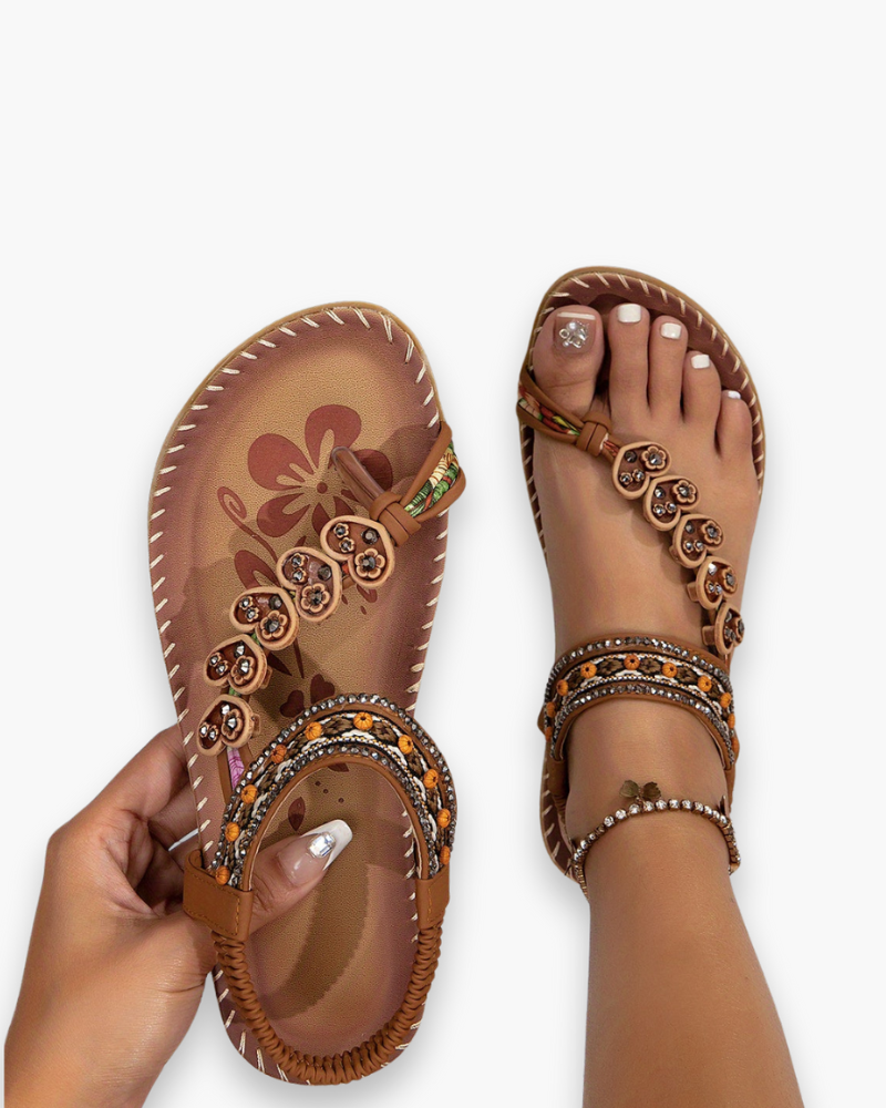 Sandales élégantes confort femme | Style bohème d'été 1