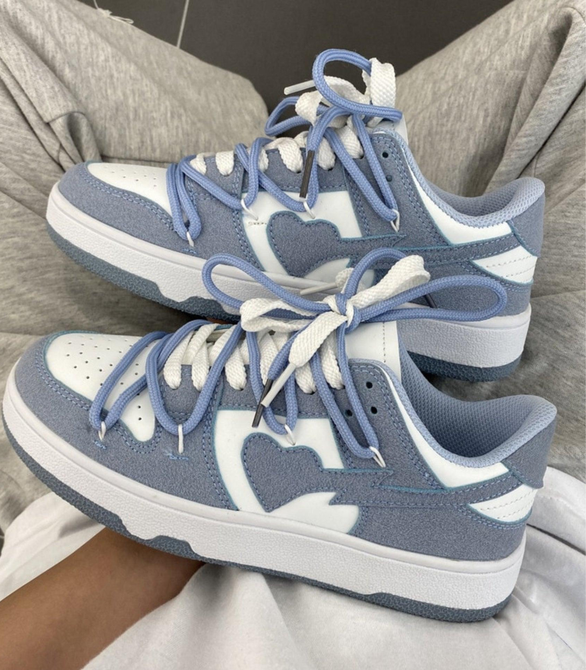 Pascale - Baskets Chic Imprimé Cœur