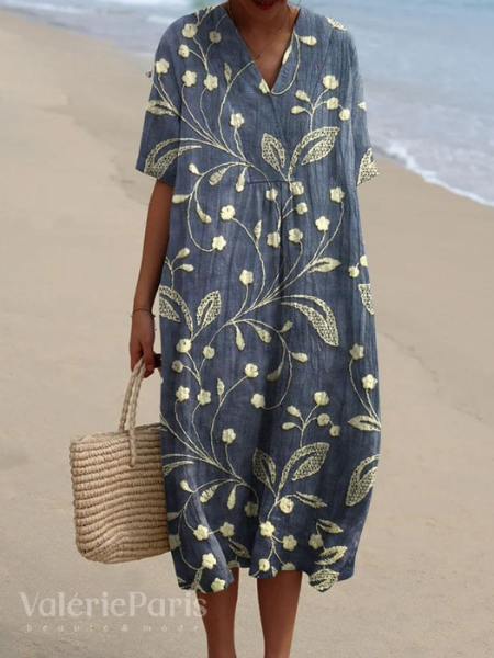 Ophelia - Robe décontractée à imprimé floral