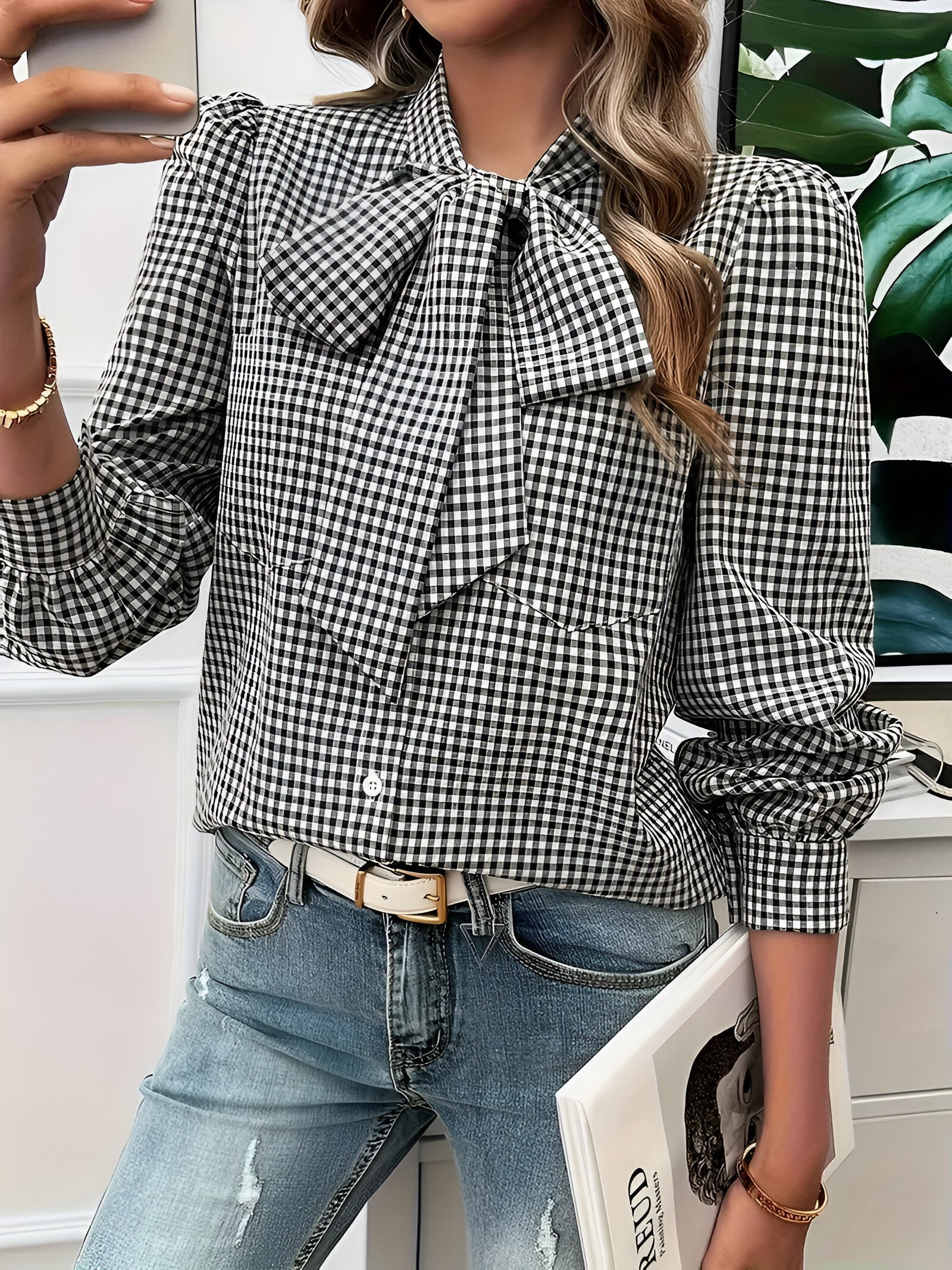 Chemise Femme À Manches Bouffantes - Aline