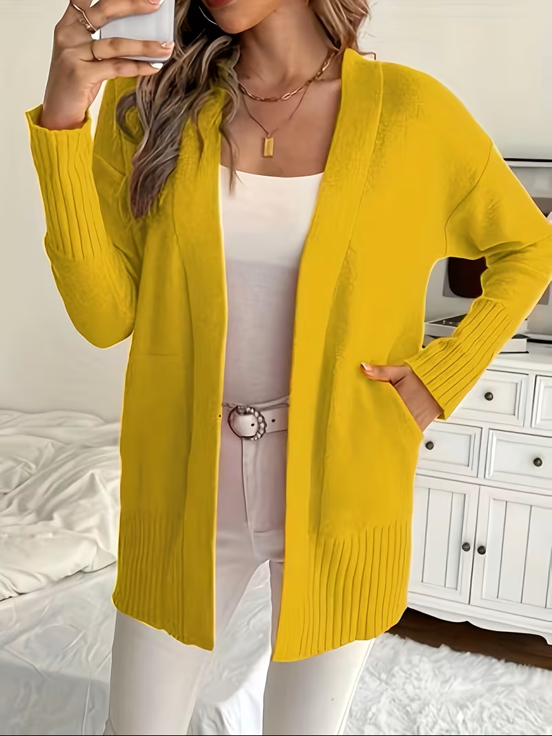 Caroline - Cardigan Élégant Oversize Ouvert