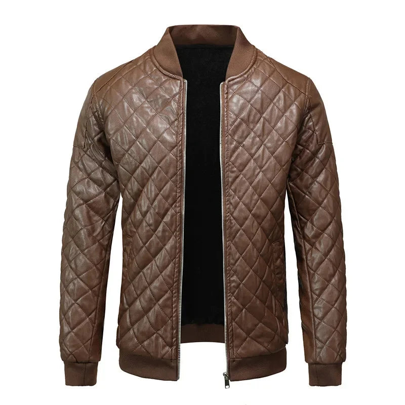 Julien - Blouson Élégant Matelassé Col Montant