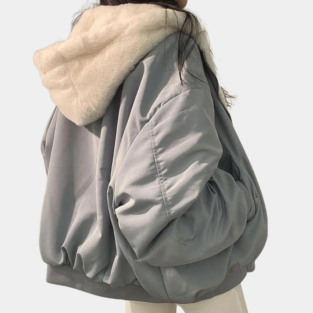 Claire | Doudoune Chic Doublée à Capuche