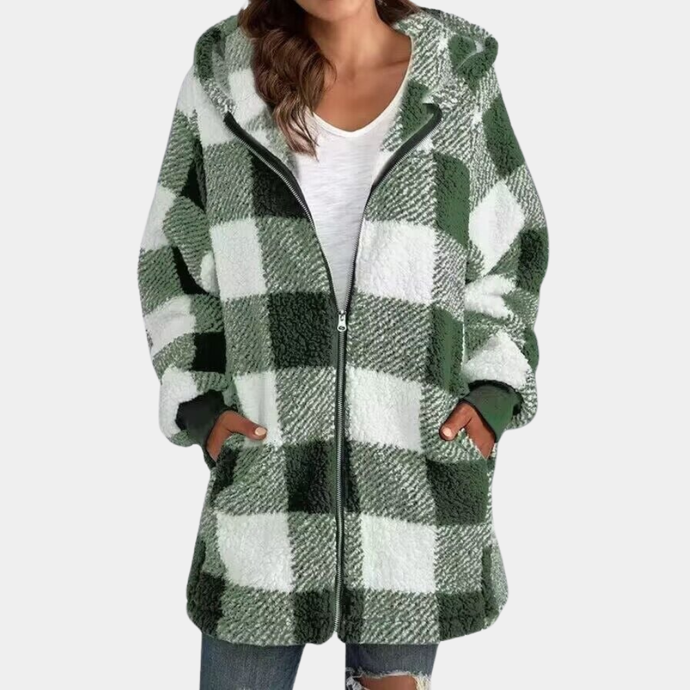 Camille - Sweat Long Capuche Tendance Confort Femme