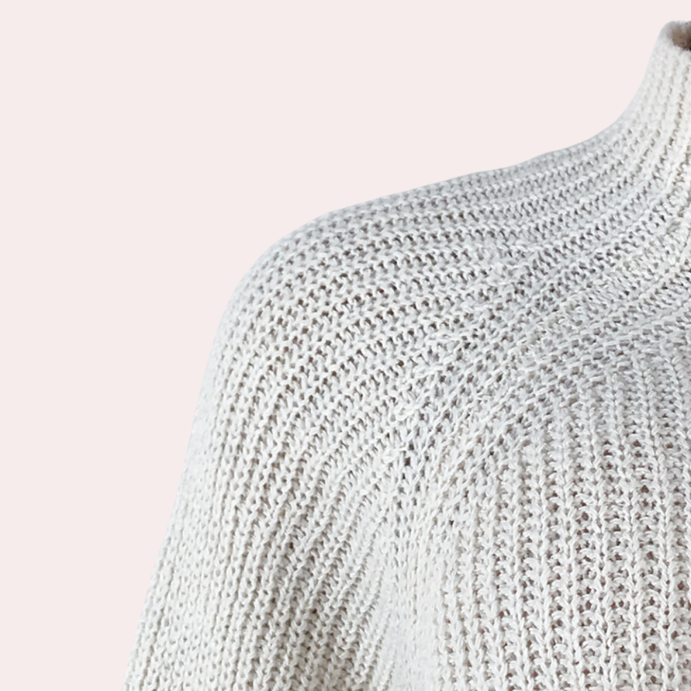 Camille - Pull Oversize Tricoté Maille Ample Femme