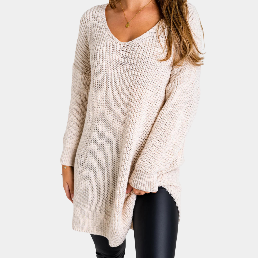 Camille - Pull Maille Chic Élégance Raffinée Femme