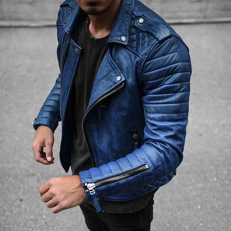 Anselme – Veste En Cuir De Haute Qualité Pour Hommes, Chic Et Robuste