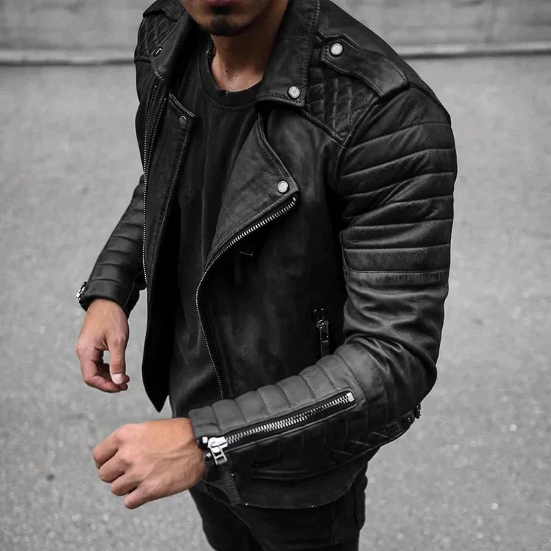 Anselme – Veste En Cuir De Haute Qualité Pour Hommes, Chic Et Robuste