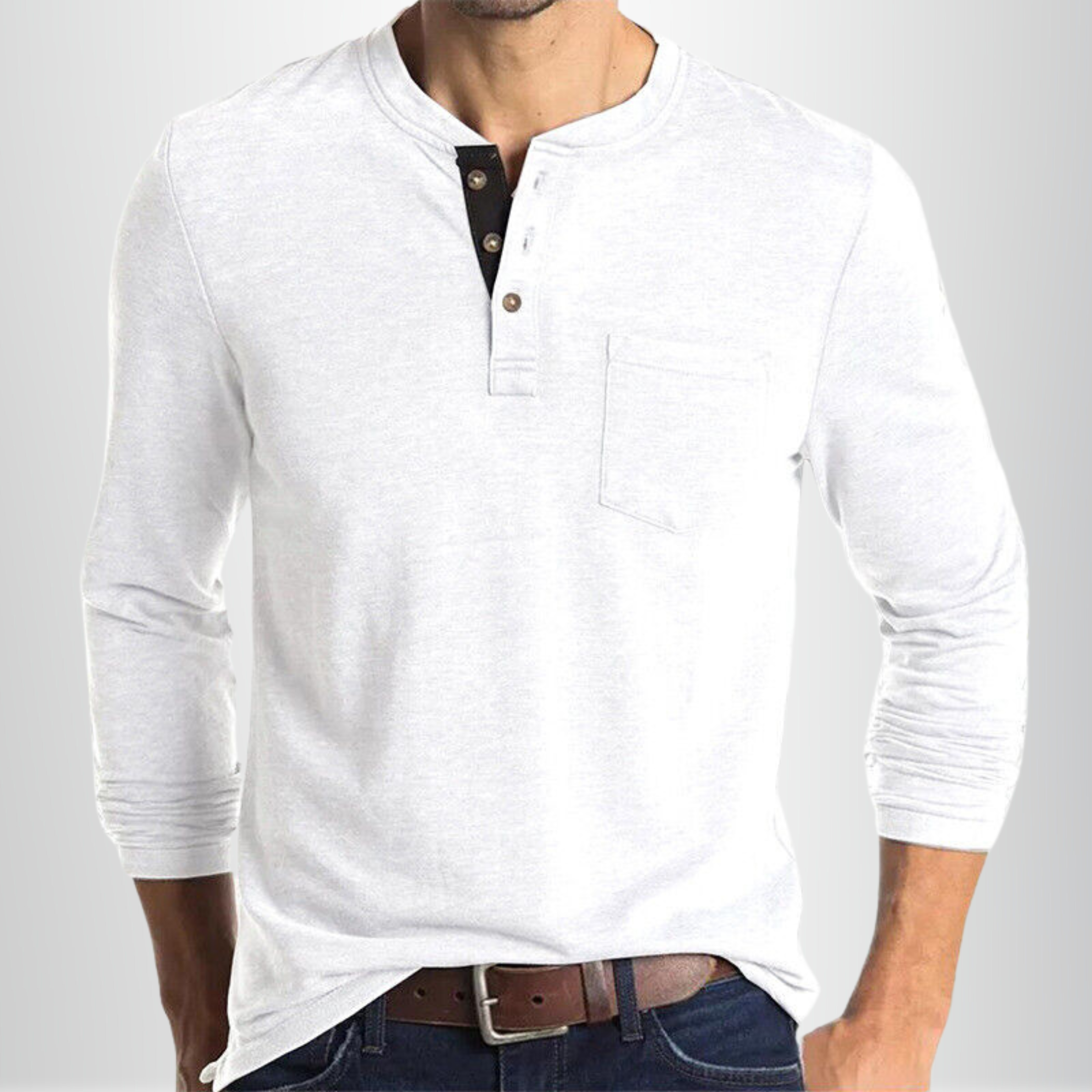 Louis - T-shirt automne fluide homme