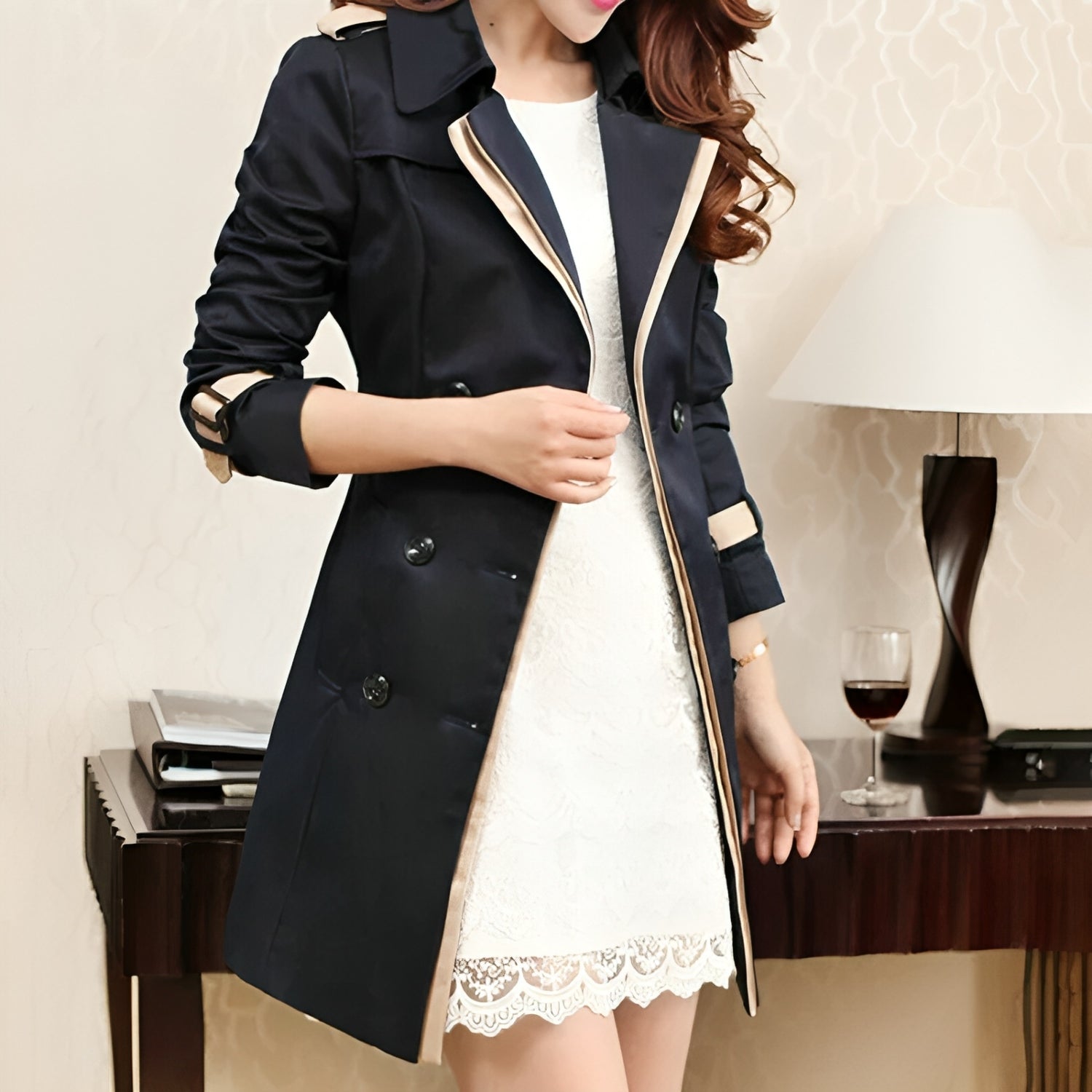 Clara – Trench Long Élégant Pour Une Allure Sophistiquée