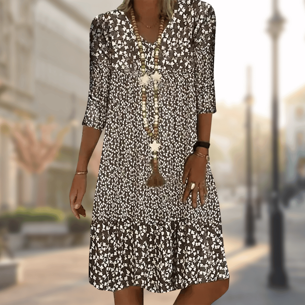 Robe Tunique Femme Fleurie Bohème - Nadine