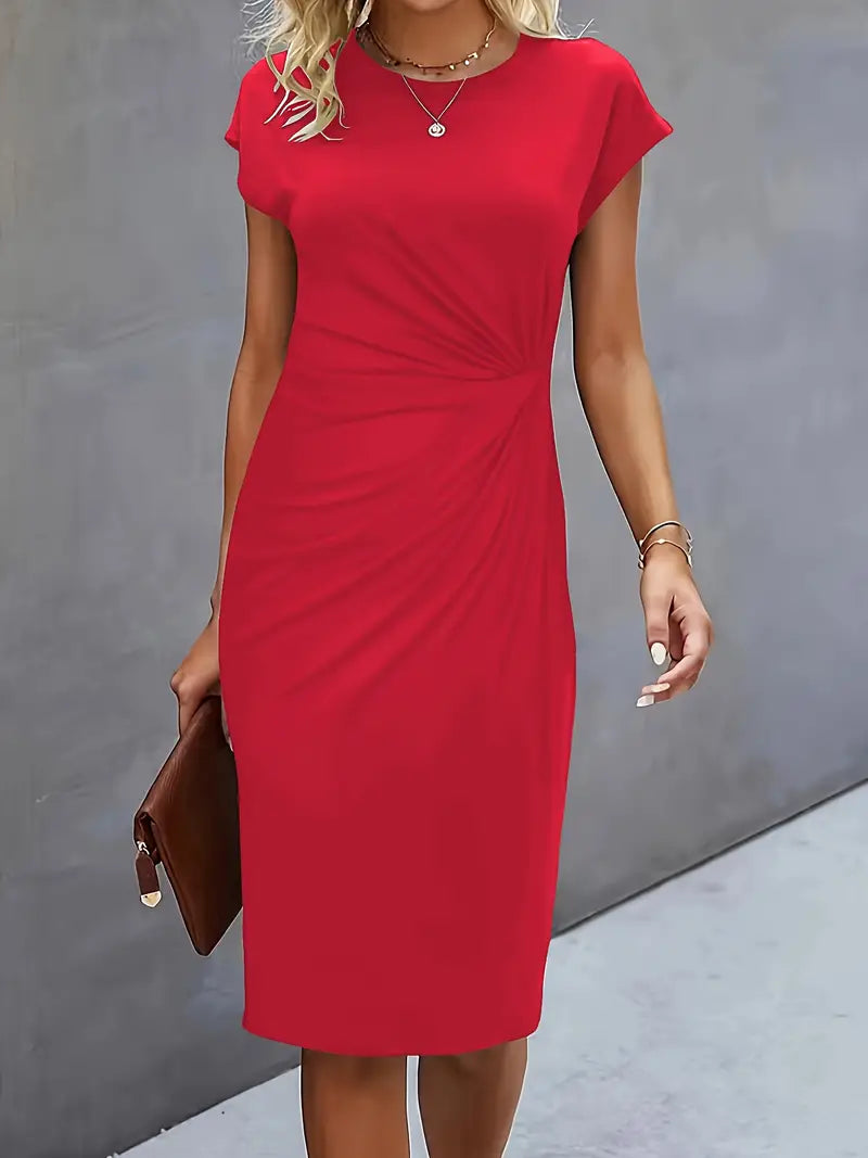 Robe Midi Femme Moulante Chic - Claire