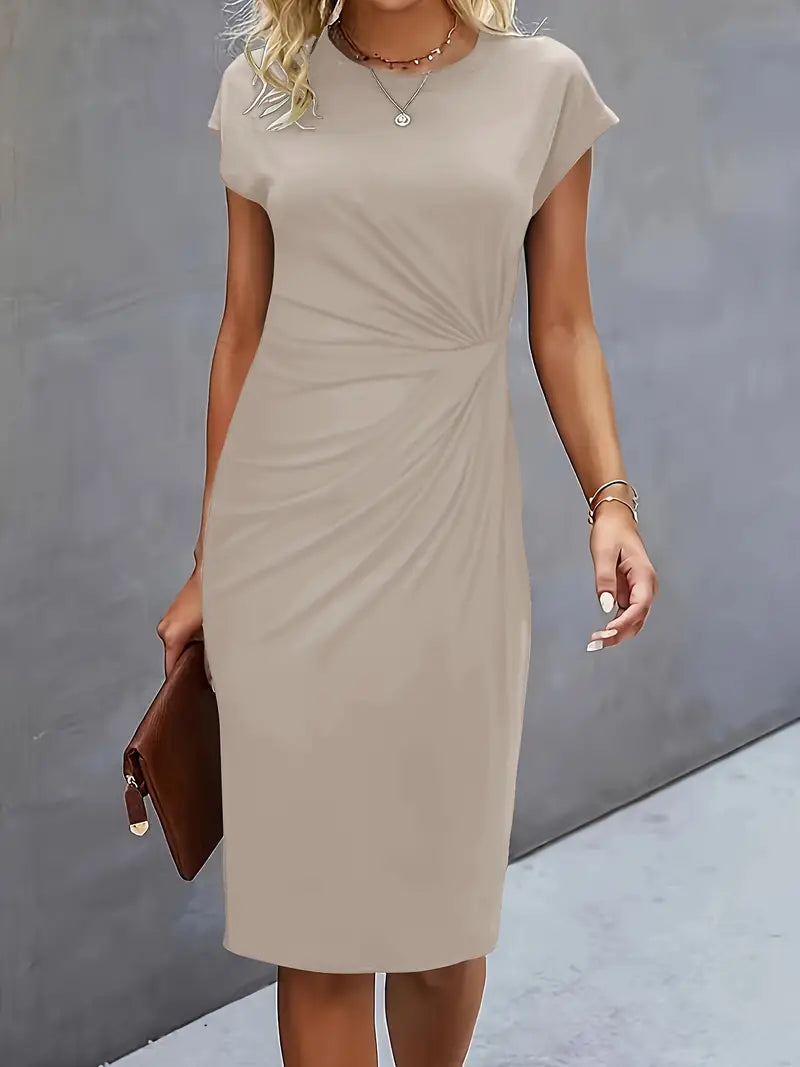 Robe Midi Femme Moulante Chic - Claire
