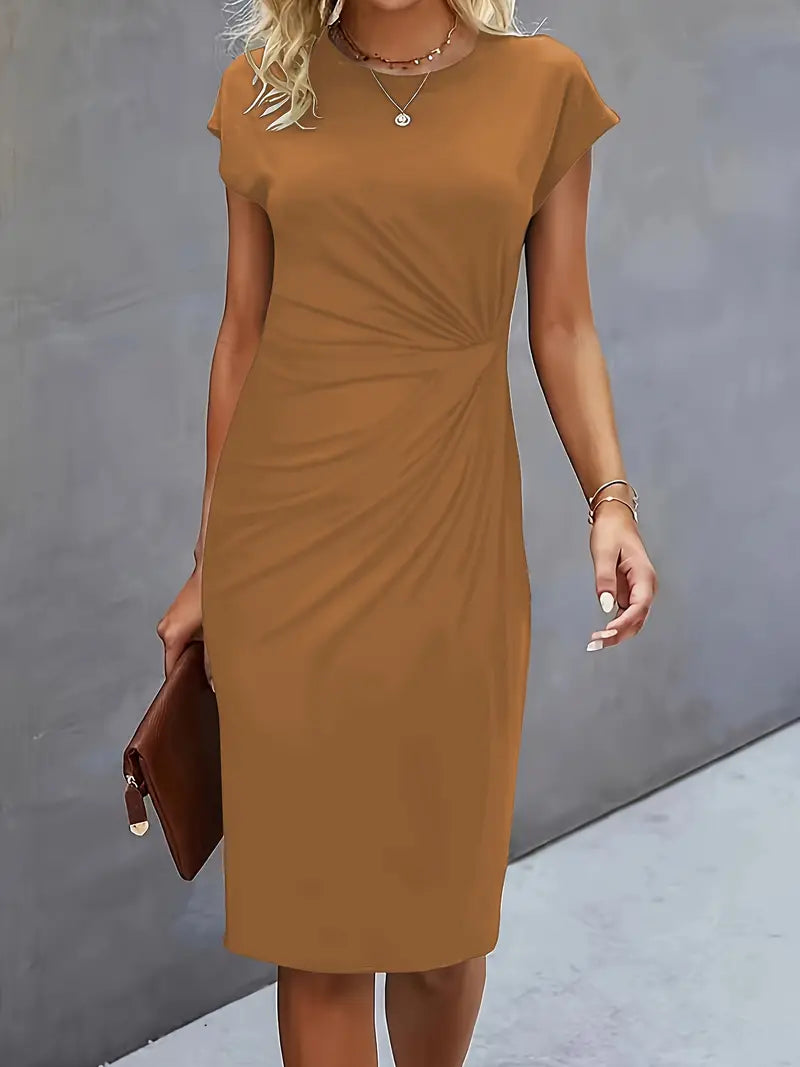 Robe Midi Femme Moulante Chic - Claire