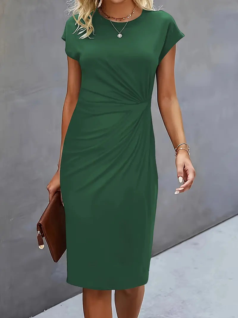 Robe Midi Femme Moulante Chic - Claire