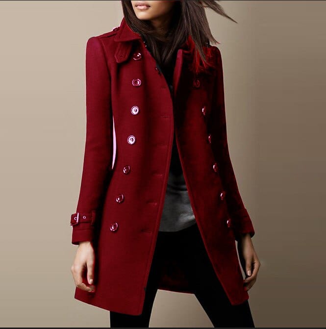 Françoise | Manteau Élégant Cintré Laine