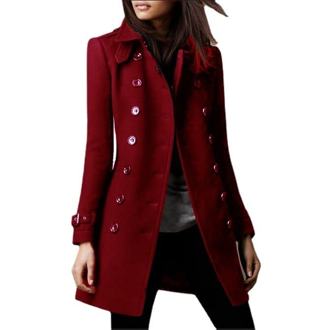 Françoise | Manteau Élégant Cintré Laine