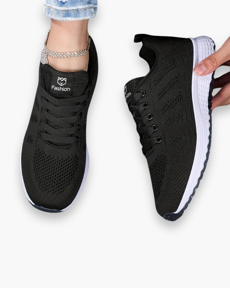 Baskets légères à lacets pour femme | Souples et respirantes