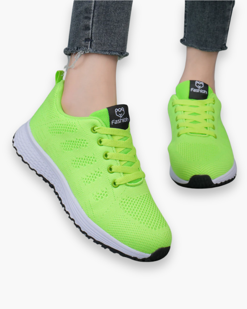 Baskets légères à lacets pour femme | Souples et respirantes