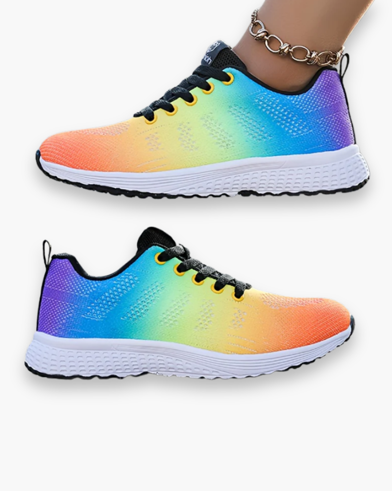 Baskets légères à lacets pour femme | Souples et respirantes