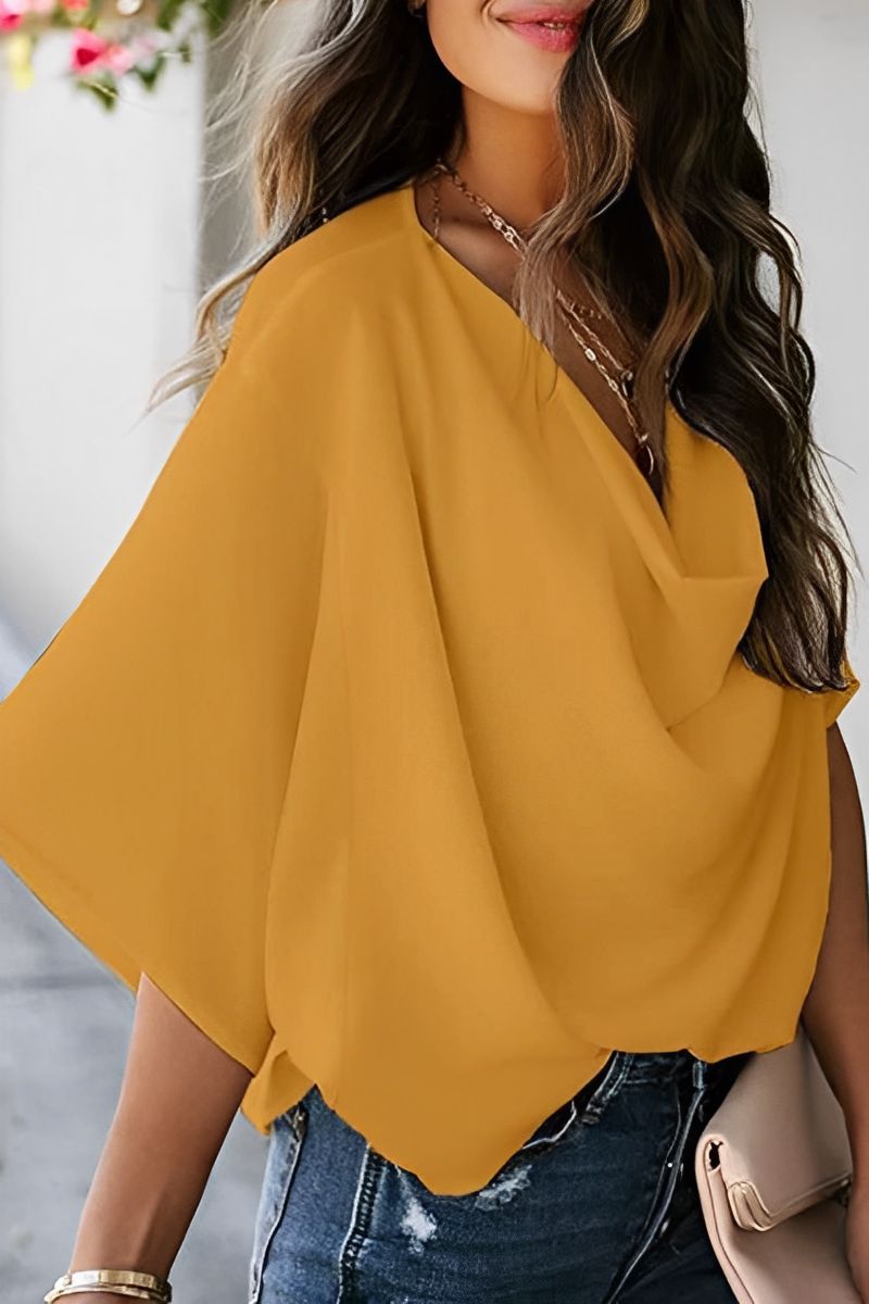 Mireille - Blouse Féminine En Tissu Léger Avec Coupe Raffinée