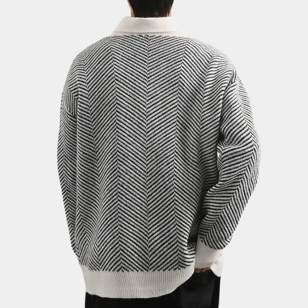 Étienne - Cardigan Décontracté Tricot Homme