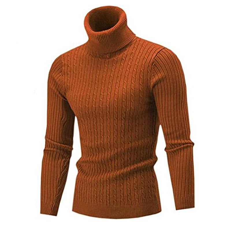Maxime - Pull Col Roulé Classique Intemporel Homme