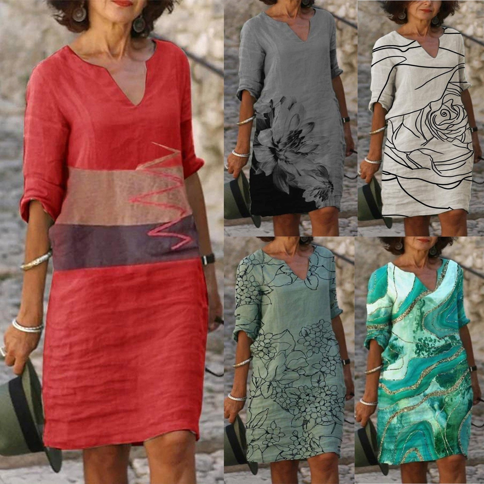 Sandrine - Robe D'Été Confort Légère