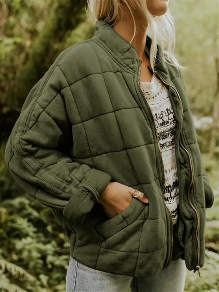 Agnès - Doudoune Élégante Oversize Matelassée
