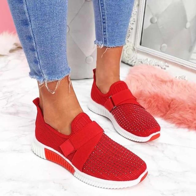 Noëline - Baskets Sans Lacets Avec Fermeture Scratch Ajustable