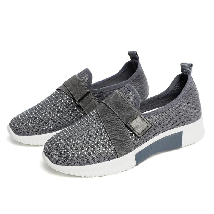 Noëline - Baskets Sans Lacets Avec Fermeture Scratch Ajustable