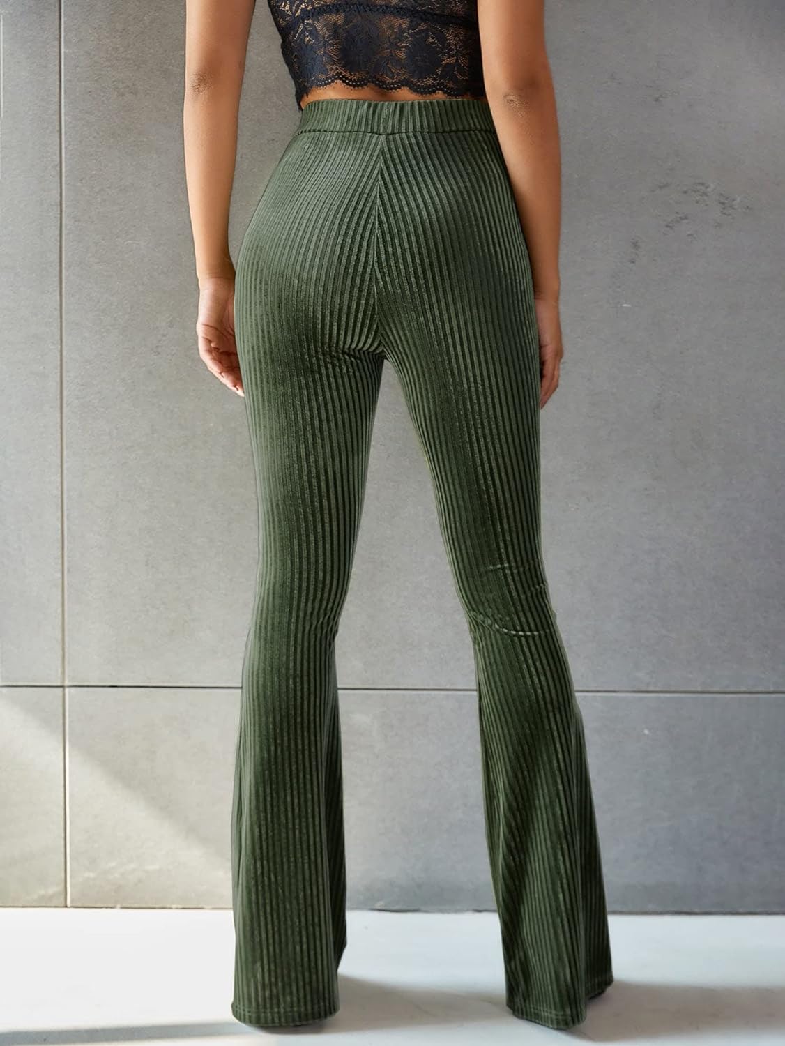 Céline - Pantalon Évasé Velours