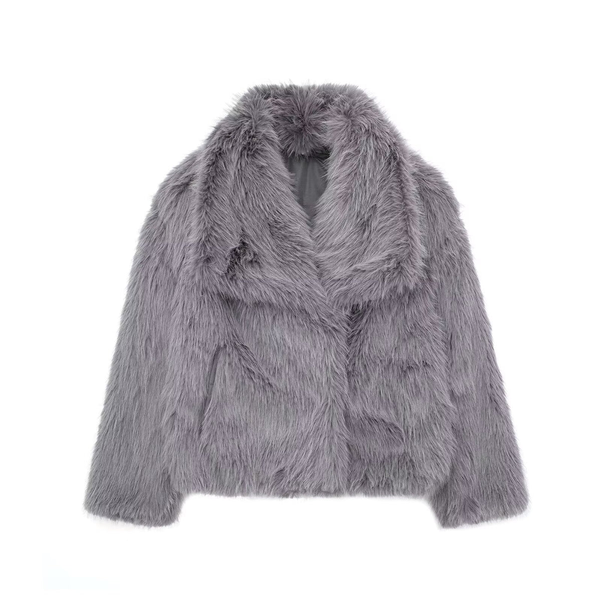 Claire - Manteau Élégant Fourrure Court
