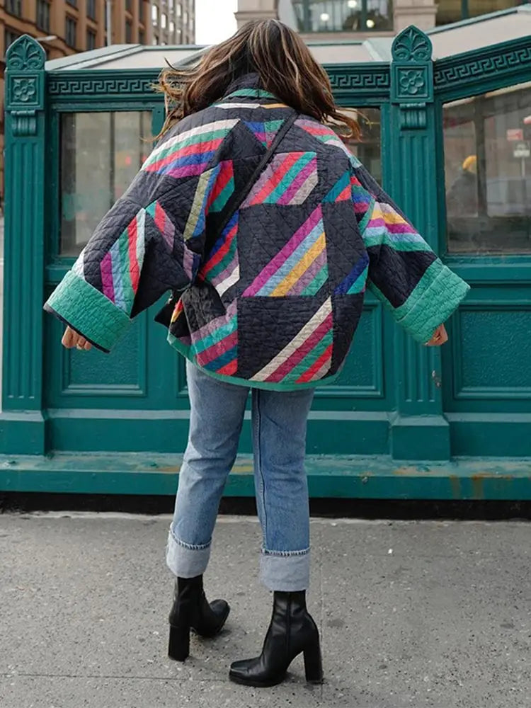 Juliette - Veste Chic Vintage Matelassée