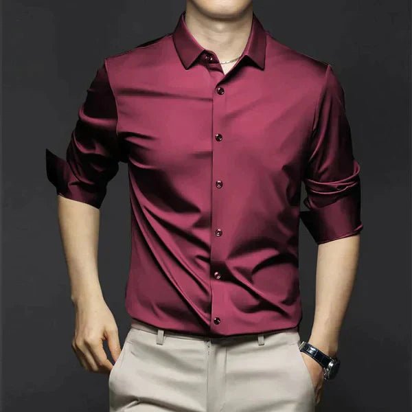 Maxime - Chemise Stretch Sans Repassage Slim Fit Homme