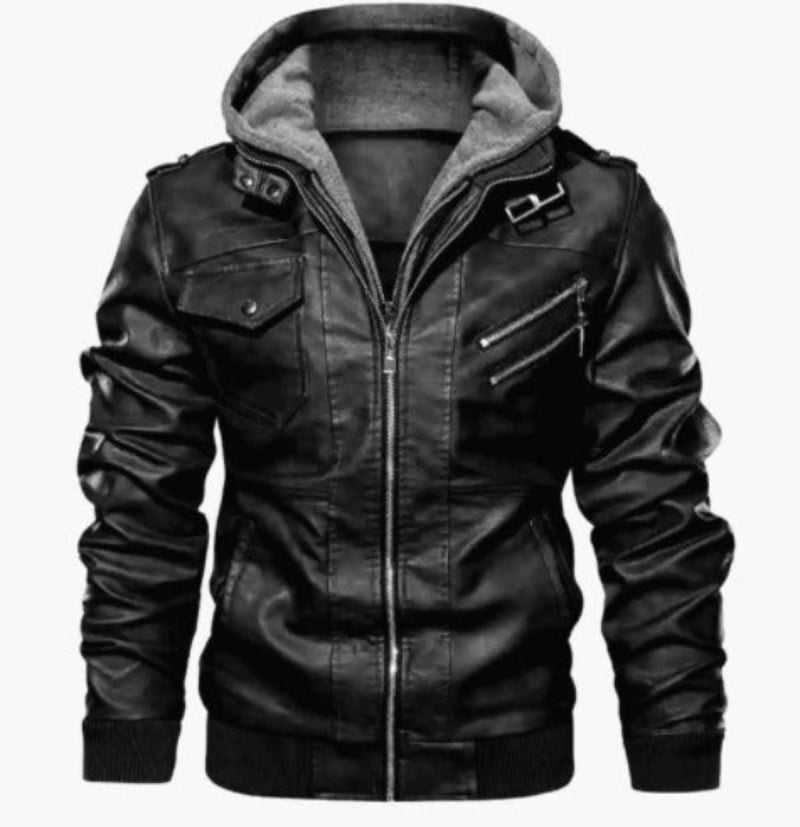 Damien | Veste Moderne Cuir Zippée