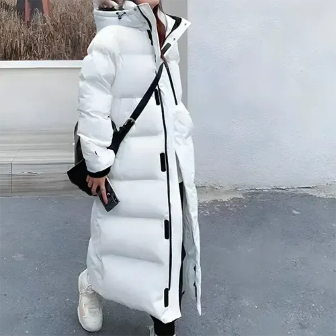 Karine - Doudoune Élégante Oversize à Capuche
