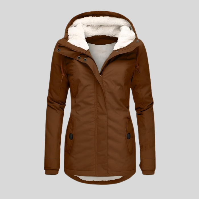 Marie | Parka Élégante Fourrée Longue