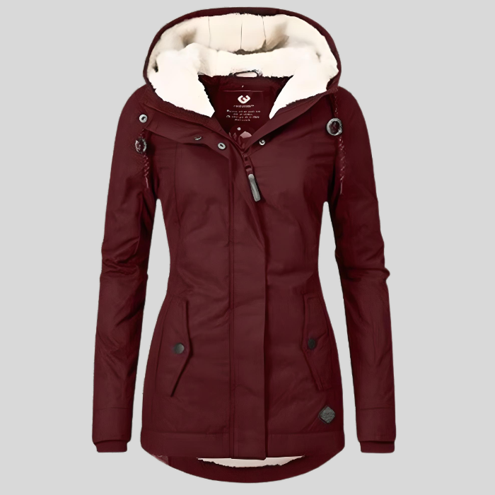Marie | Parka Élégante Fourrée Longue