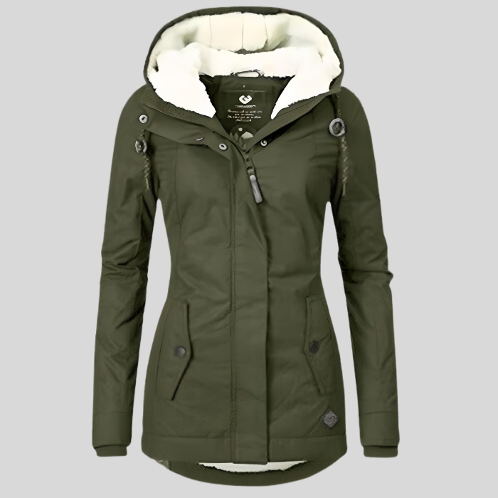 Marie | Parka Élégante Fourrée Longue
