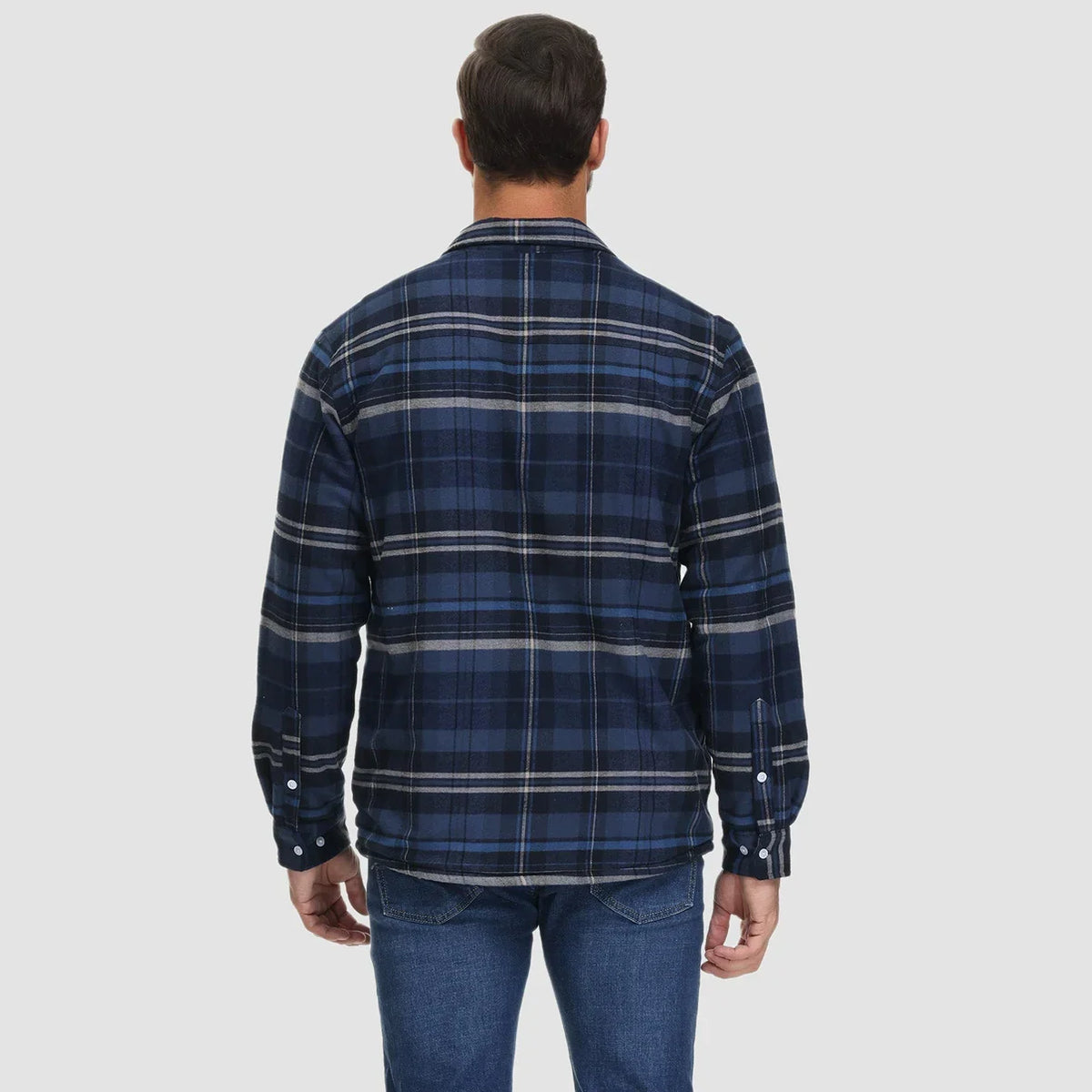 Thierry - Surchemise Chic Carreaux Doublée Sherpa