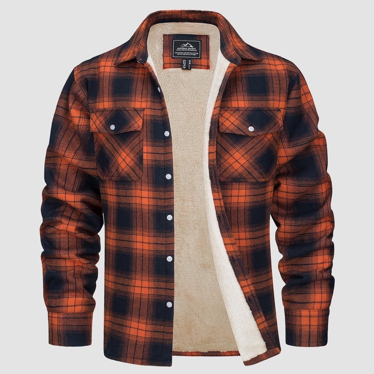 Thierry - Surchemise Chic Carreaux Doublée Sherpa
