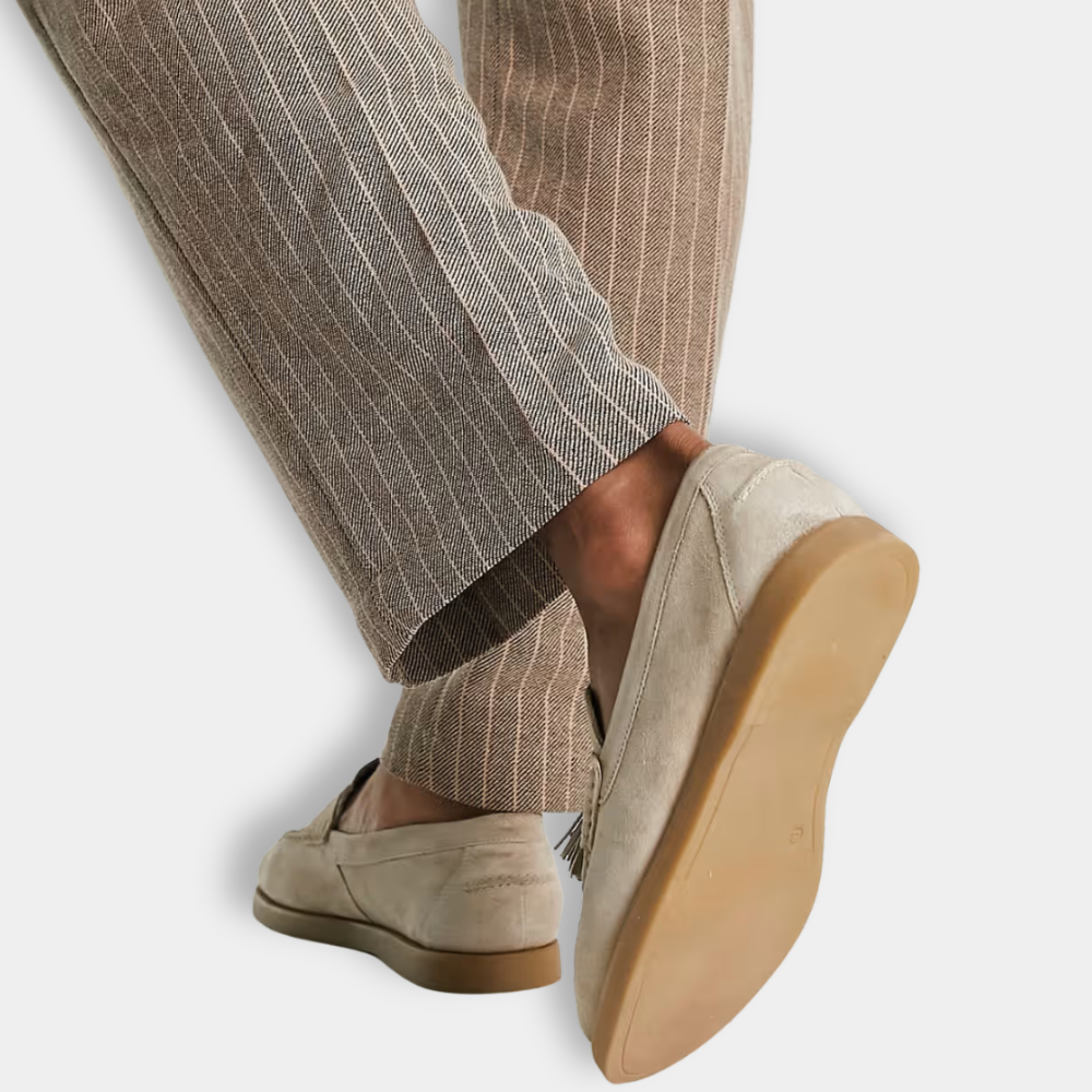 Louis - Mocassins en daim homme