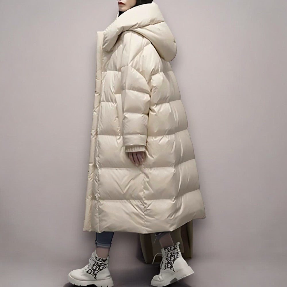 Aurélie - Doudoune Chic Oversize à Capuche