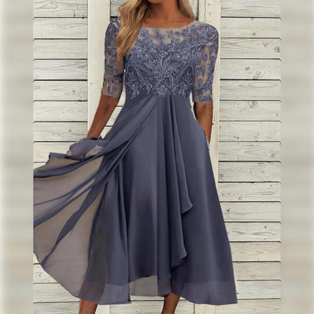 Nathalie - Robe Dentelle Chic