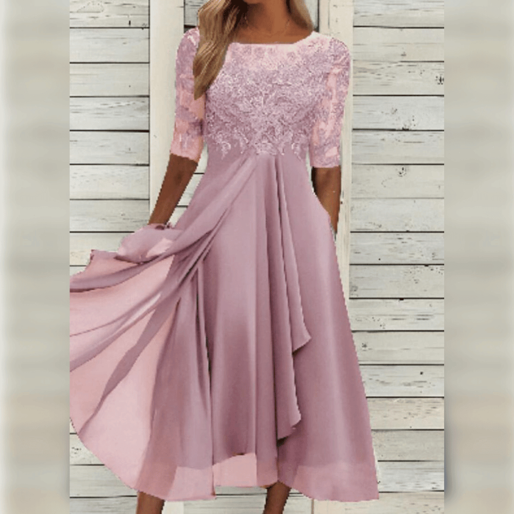 Nathalie - Robe Dentelle Chic