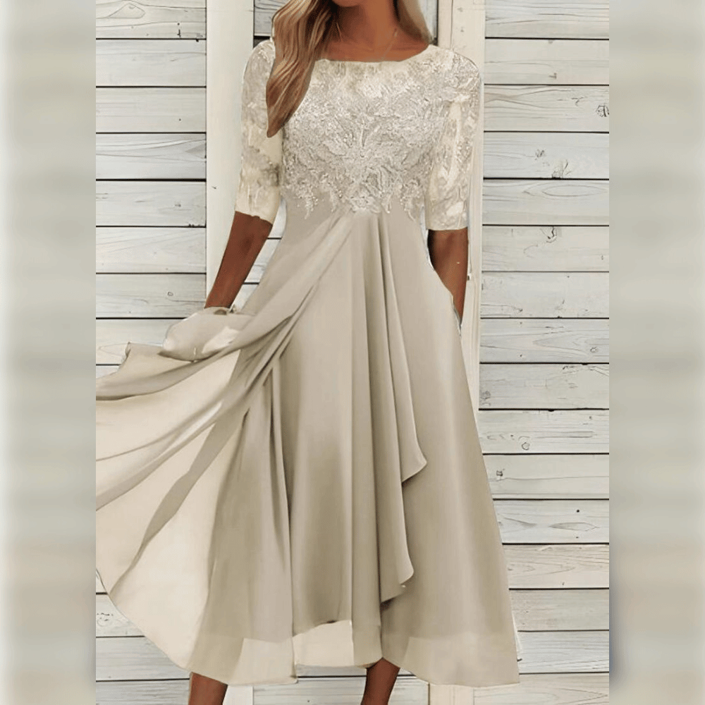 Nathalie - Robe Dentelle Chic