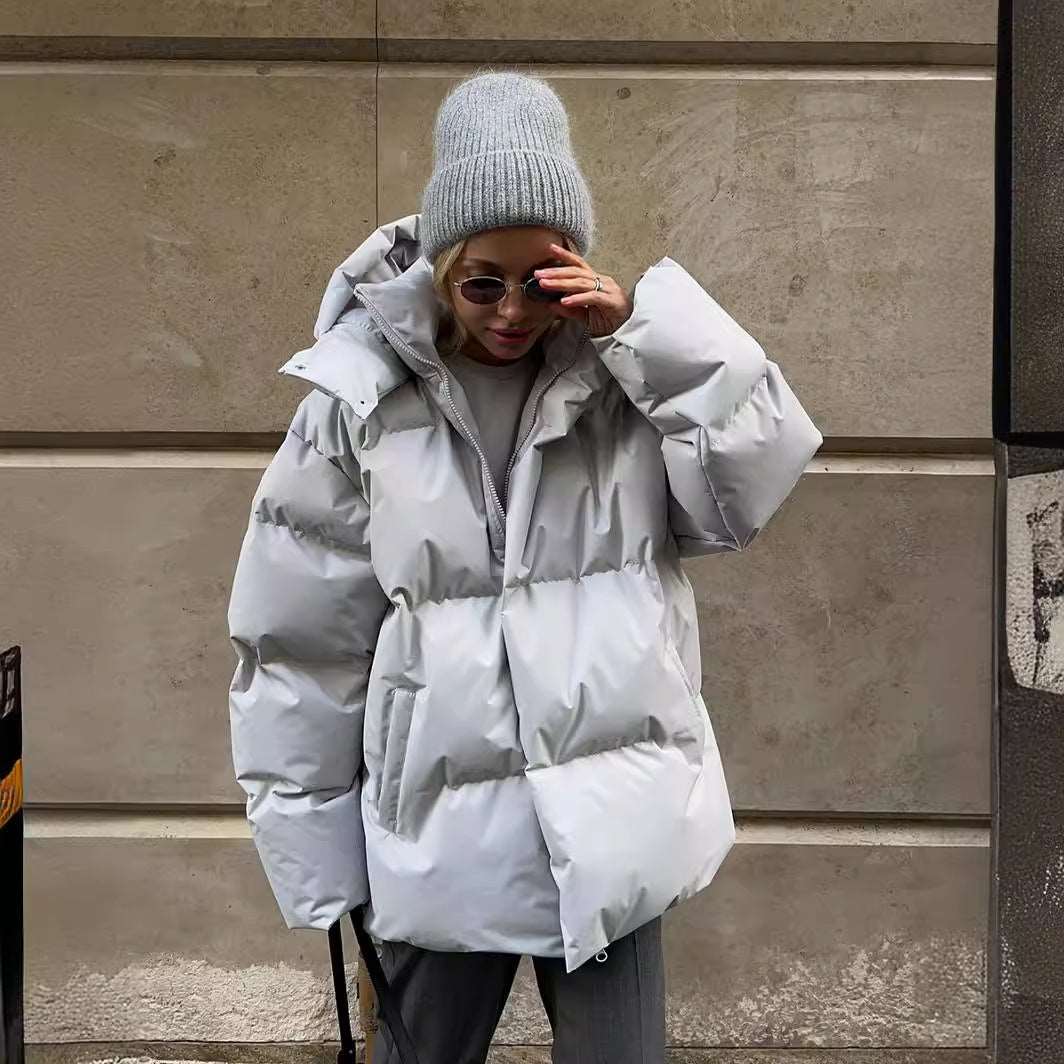 Françoise - Doudoune Chic Oversize à Capuche